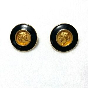 VINTAGE MONET PIERCED EARRINGS